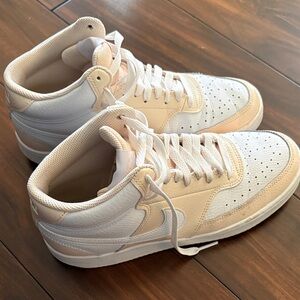 Nike Cream High Tops in Good Condition